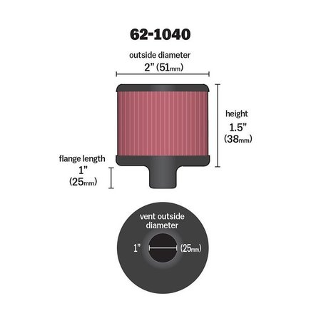 K&N K&N Filters 62-1040